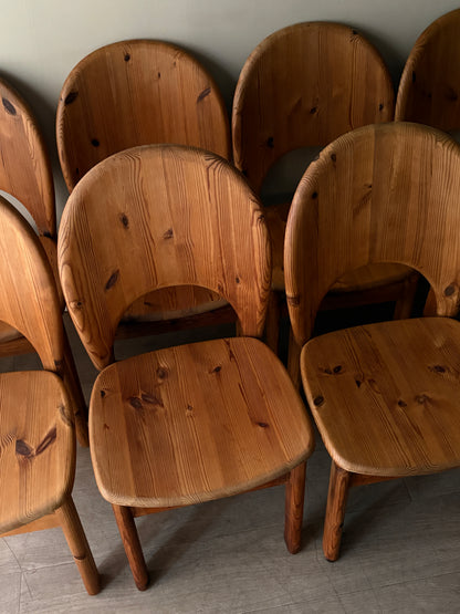 Niels Koefoed pine dining chairs. Sold in sets of 4.