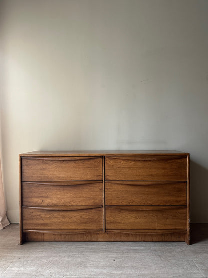 Lane walnut dresser
