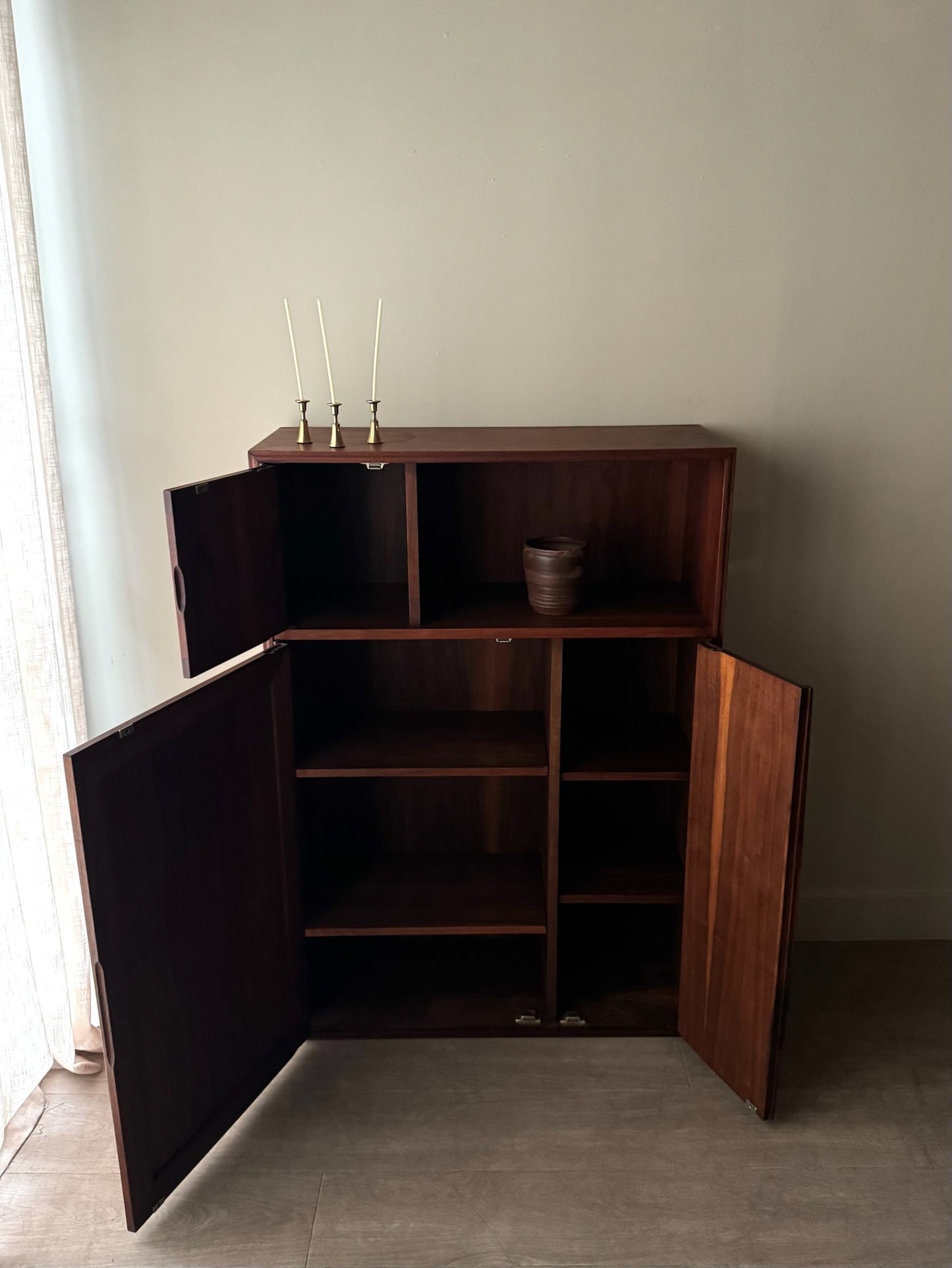 Jack Cartwright for Founders walnut cabinet