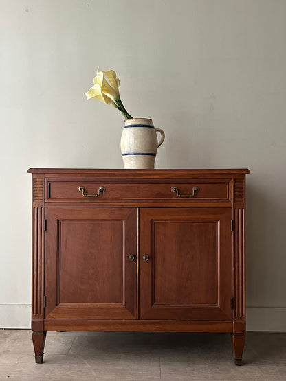 Kindel cherry directoire style cabinet
