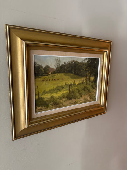 Landscape by Jorgen Brendekilde (1920-1993). Signed.