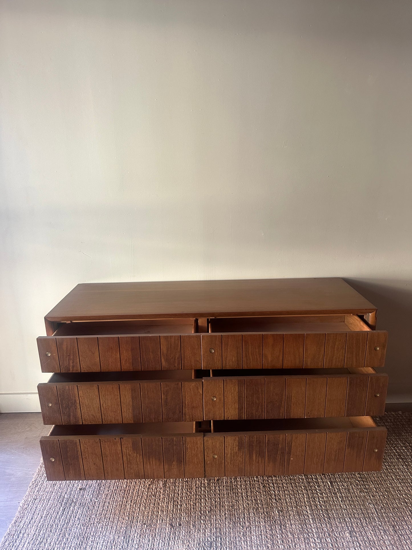 Walnut credenza