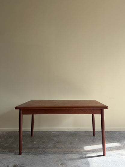 Danish teak extending dining table