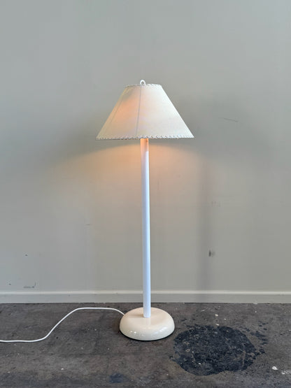 White floor lamp