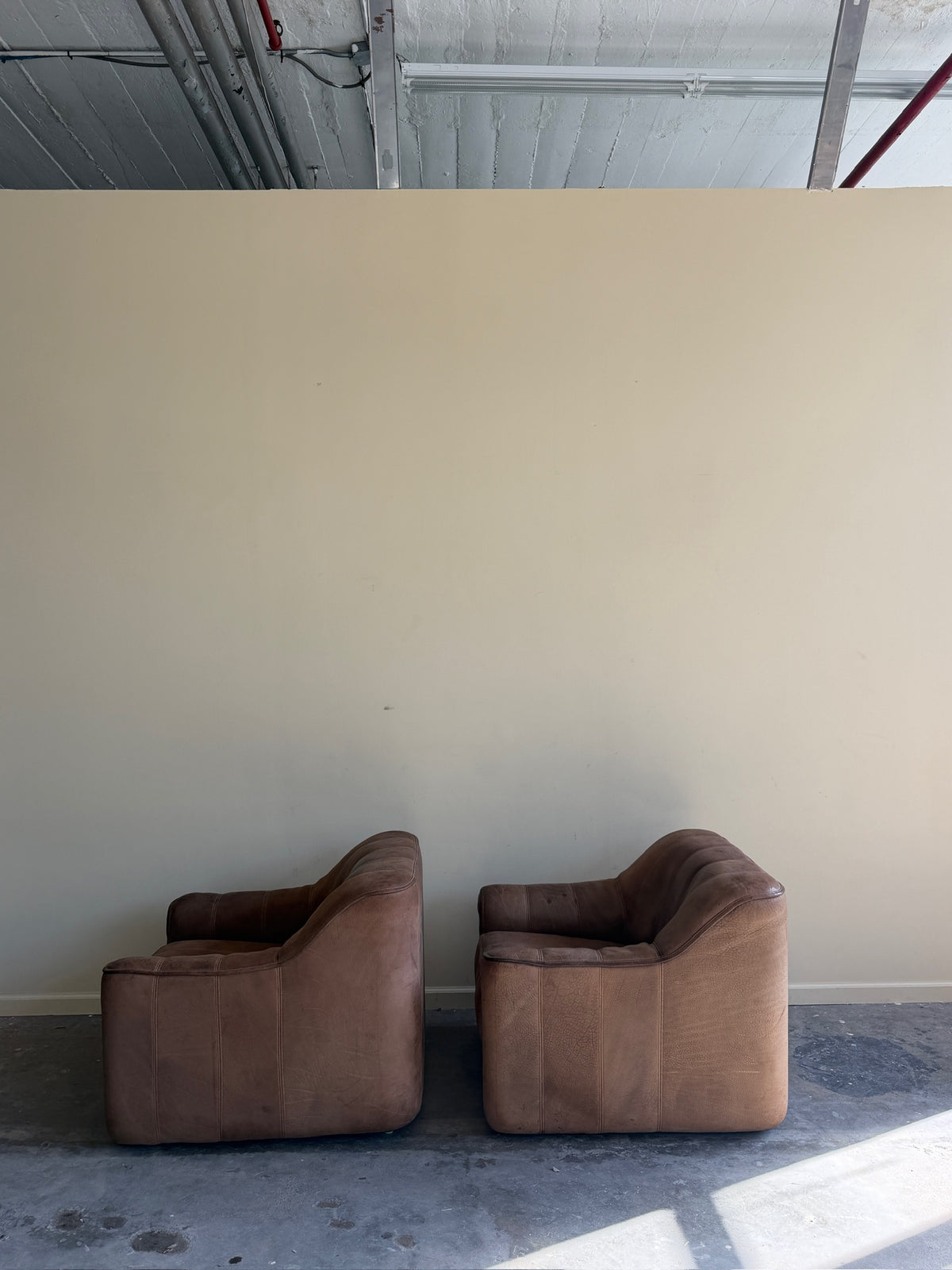 De Sede DS 44 lounge chairs. Sold individually.