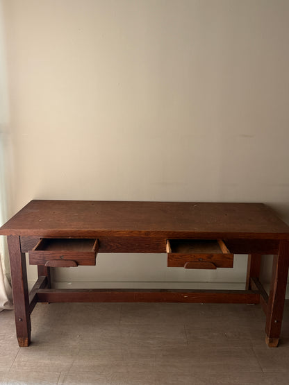 Pennsylvania Sheraton walnut harvest table