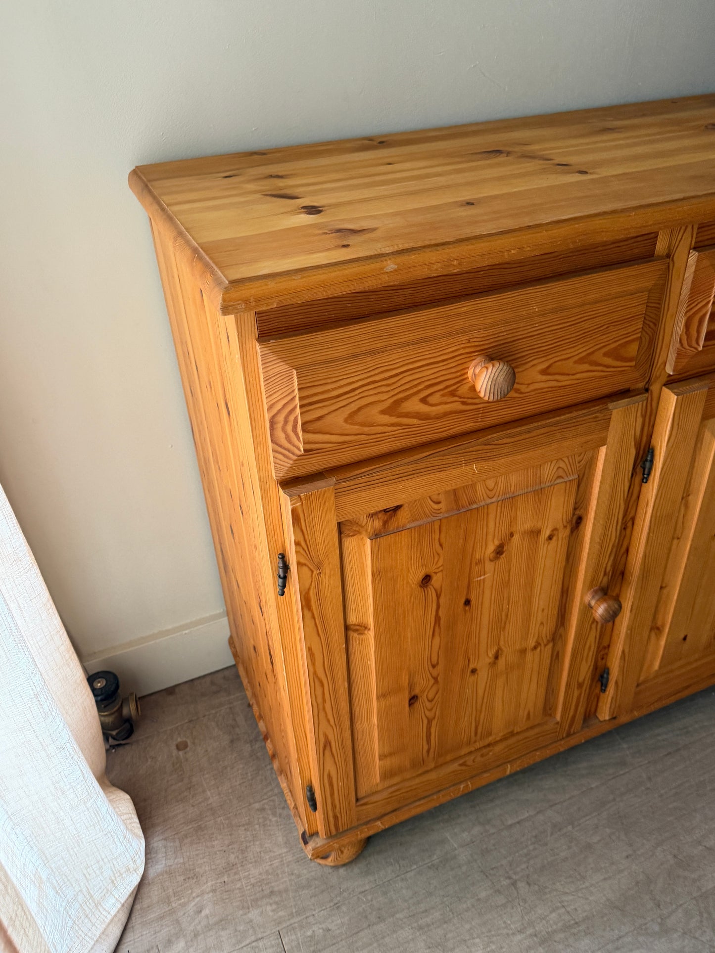 Scandinavian pine sideboard