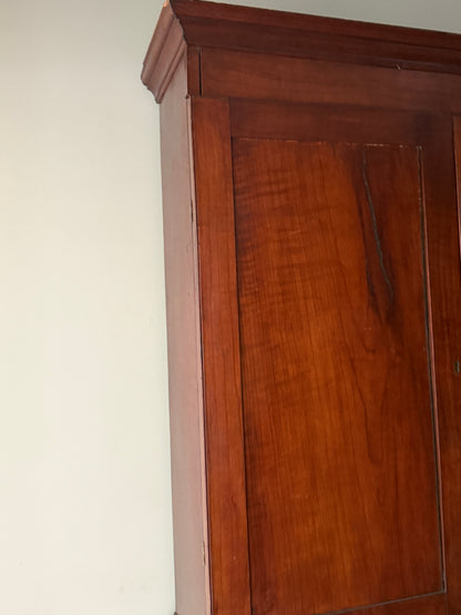 Cherry secretary hutch
