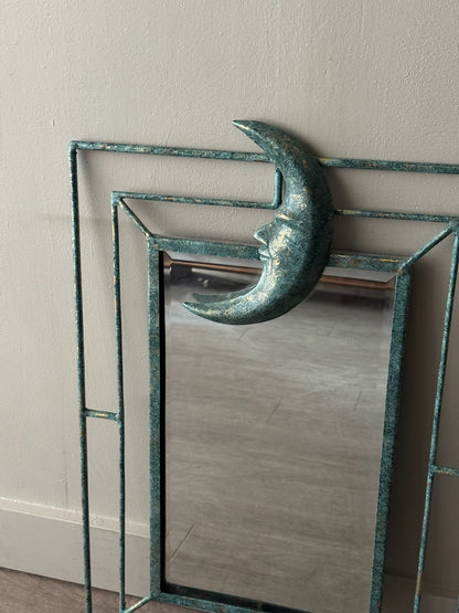 Crescent moon mirror