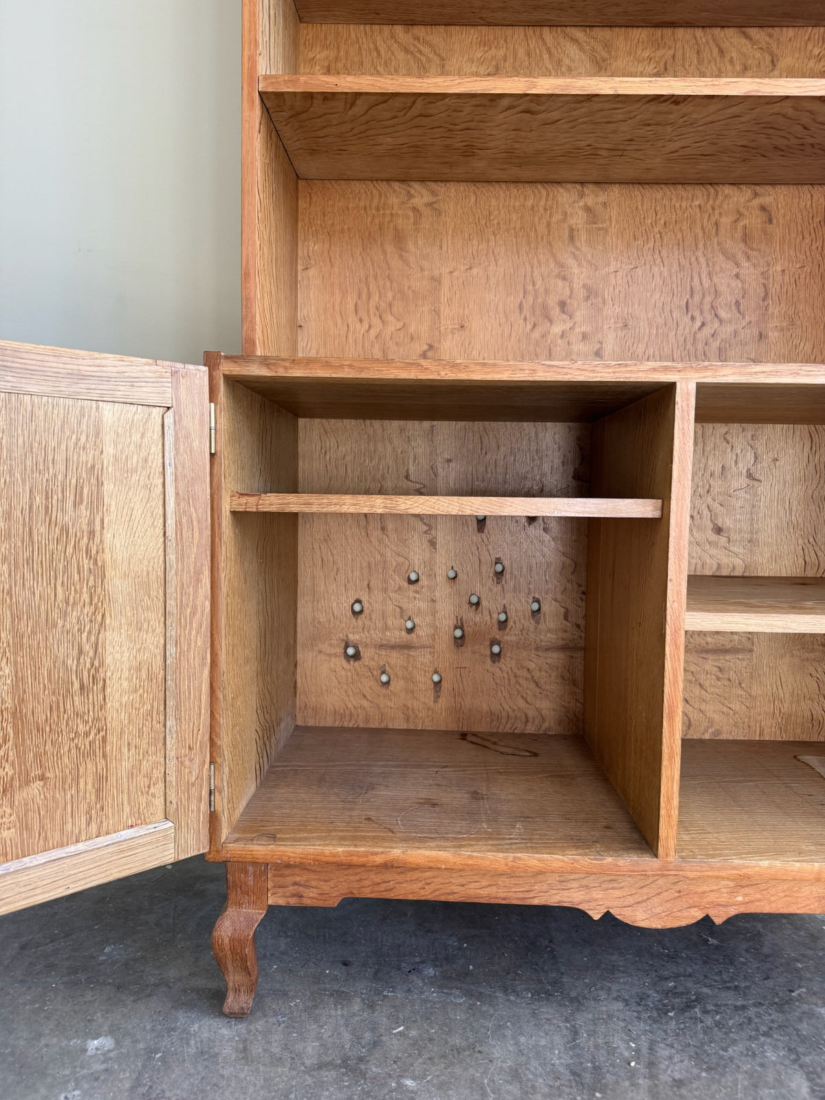 Henning Kjaernulf Danish oak bookcase cabinet