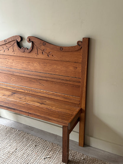 Oak bench