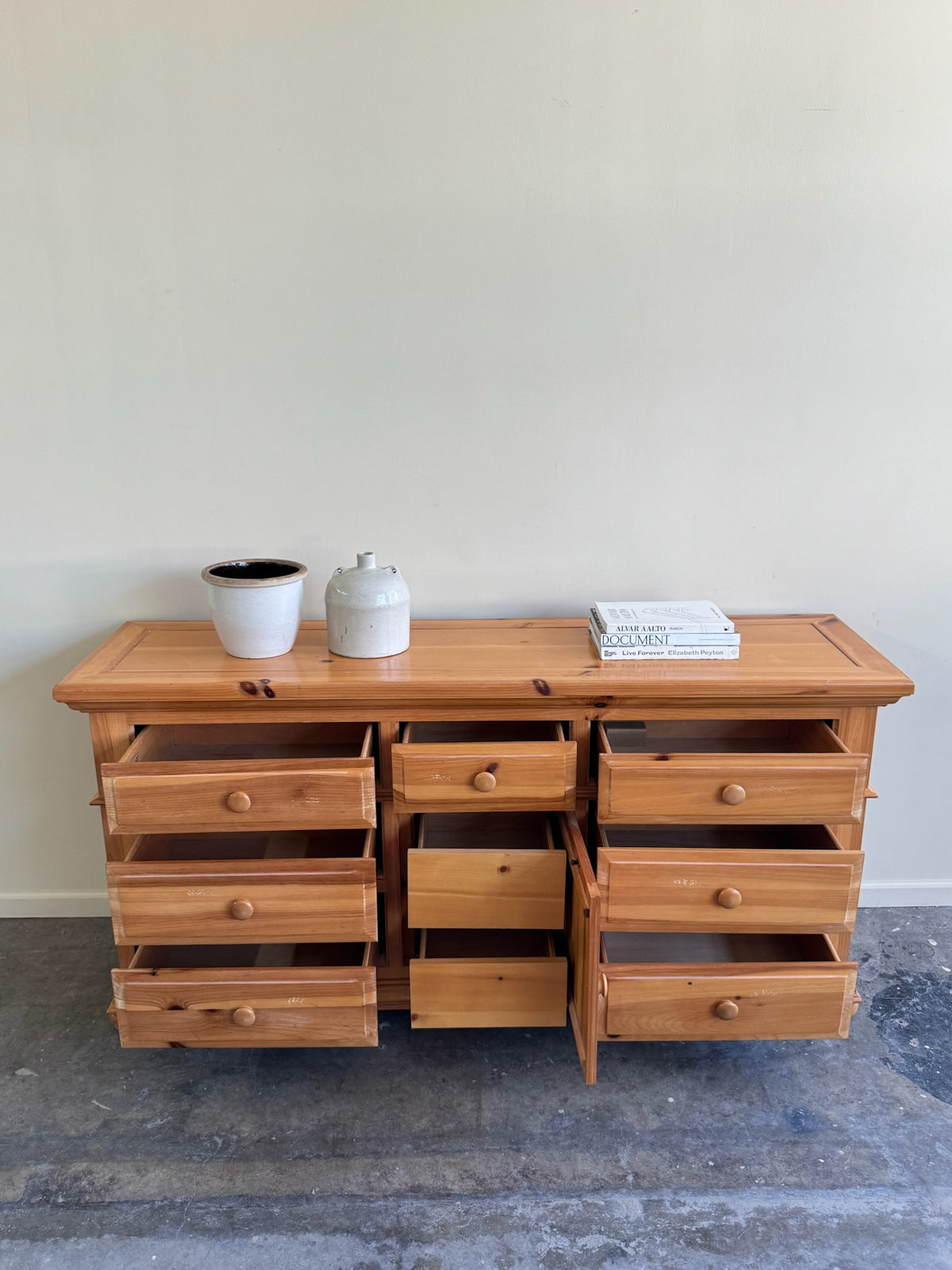 Broyhill pine dresser