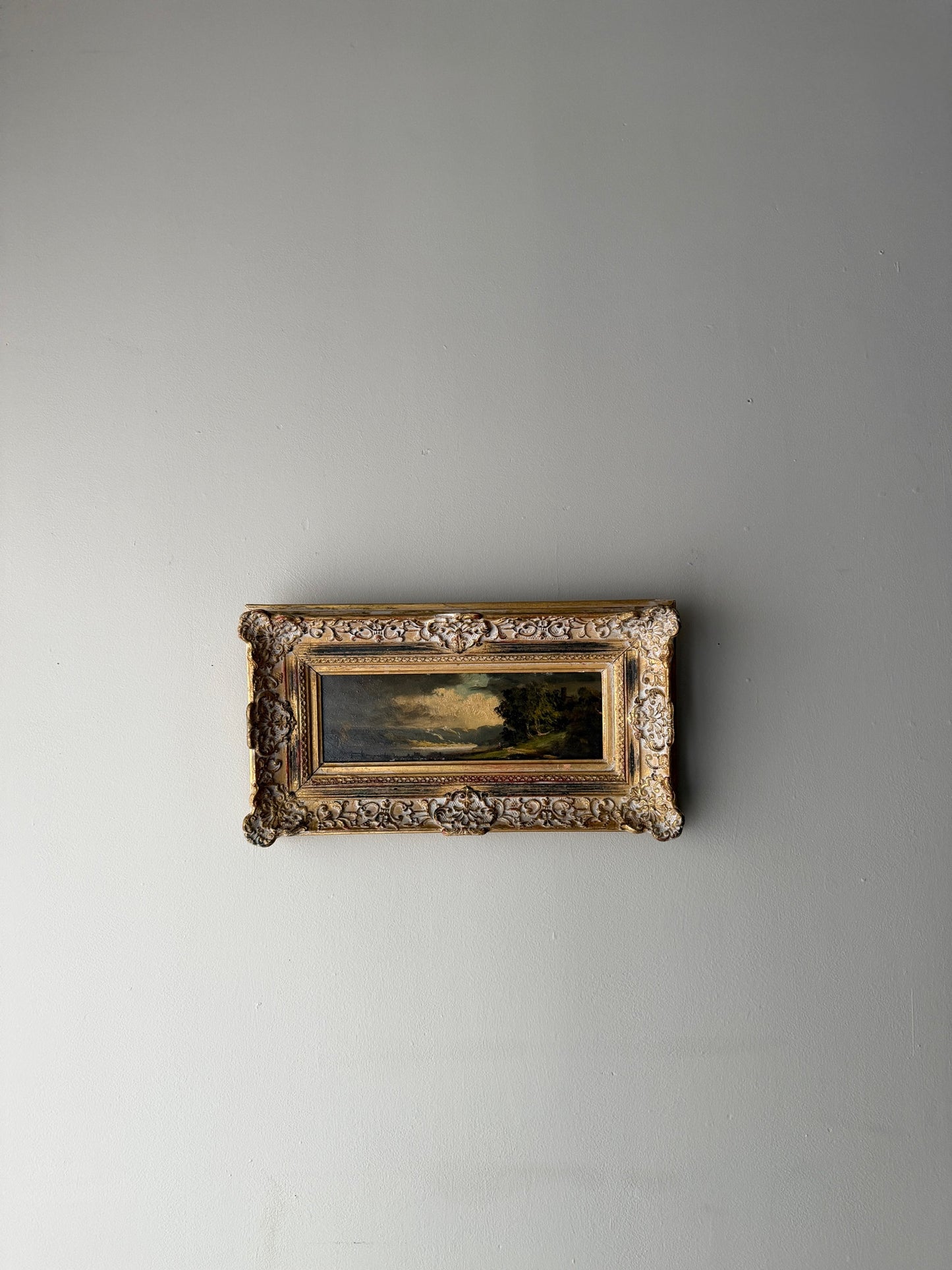 Continental School impressionist landscape. Unsigned.