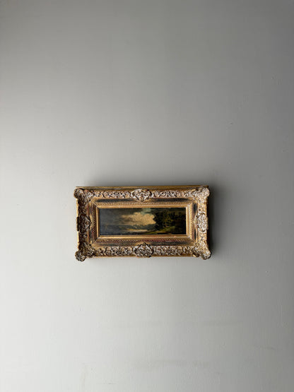 Continental School impressionist landscape. Unsigned.