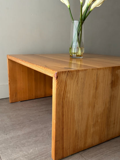 Scandinavian pine coffee table