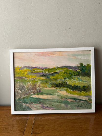 Landscape oil painting