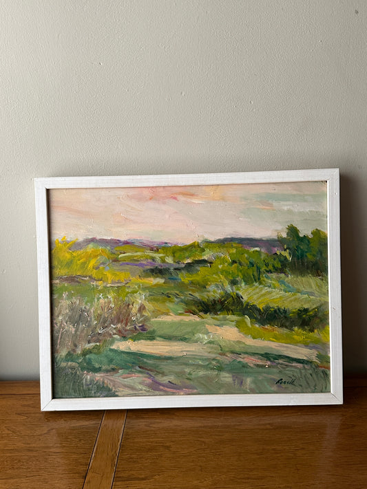 Landscape oil painting