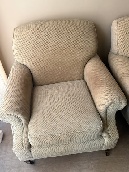 Kravet lounge chair without ottoman (stains)