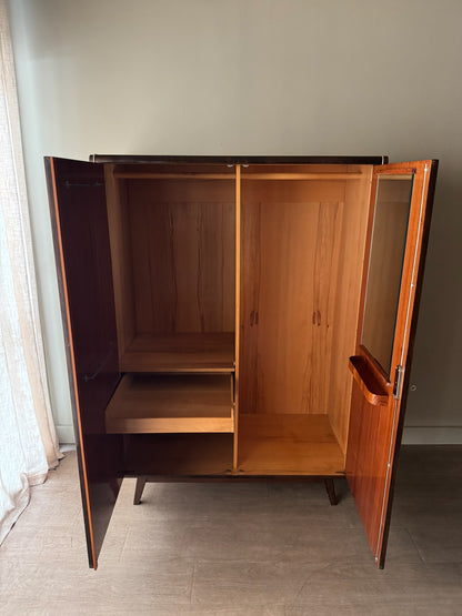 Landsman & Nepozitek for Jitona Czech walnut armoire