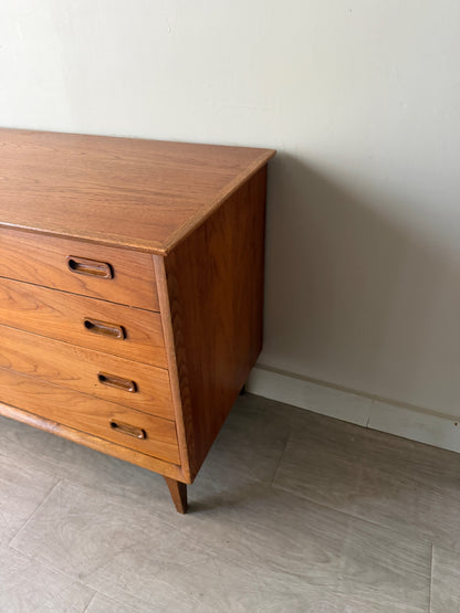 Walnut 8 drawer dresser