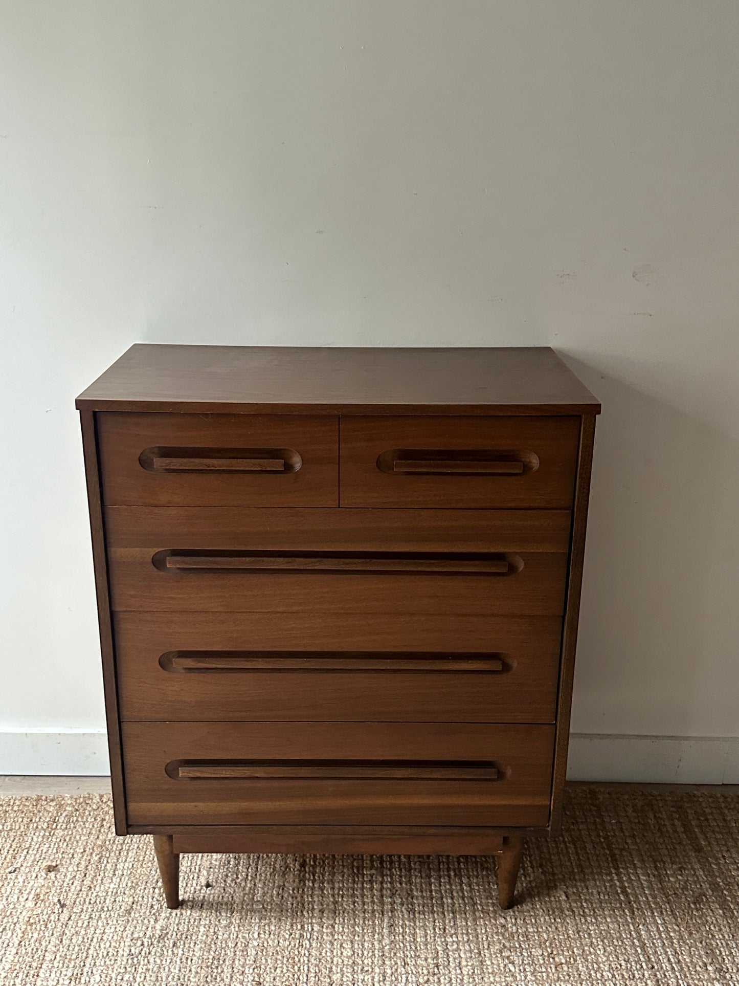 Walnut tallboy