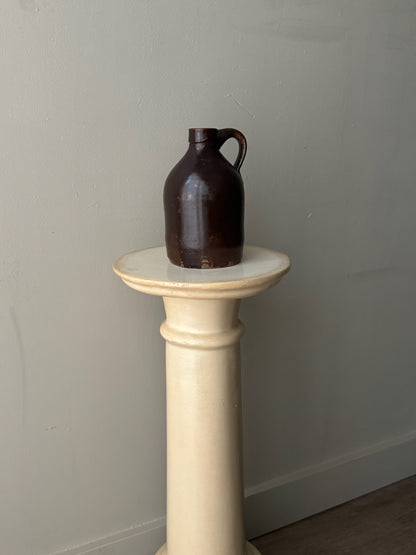 White pedestal