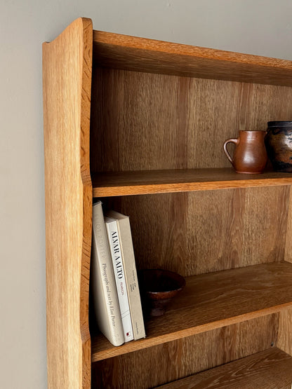 Henning Kjaernulf Danish oak bookcase cabinet