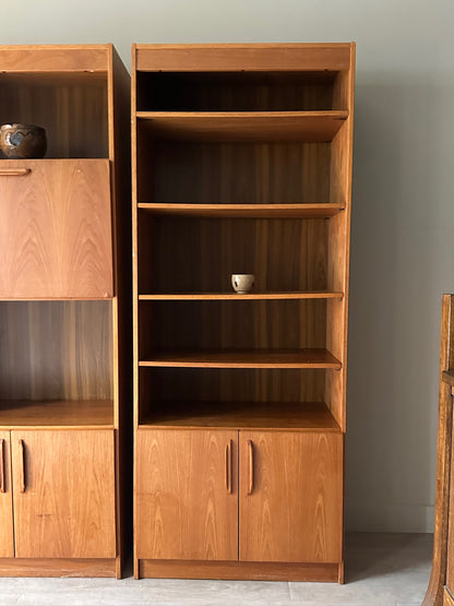 Danish Teak Bookshelf with Cabinet (right)