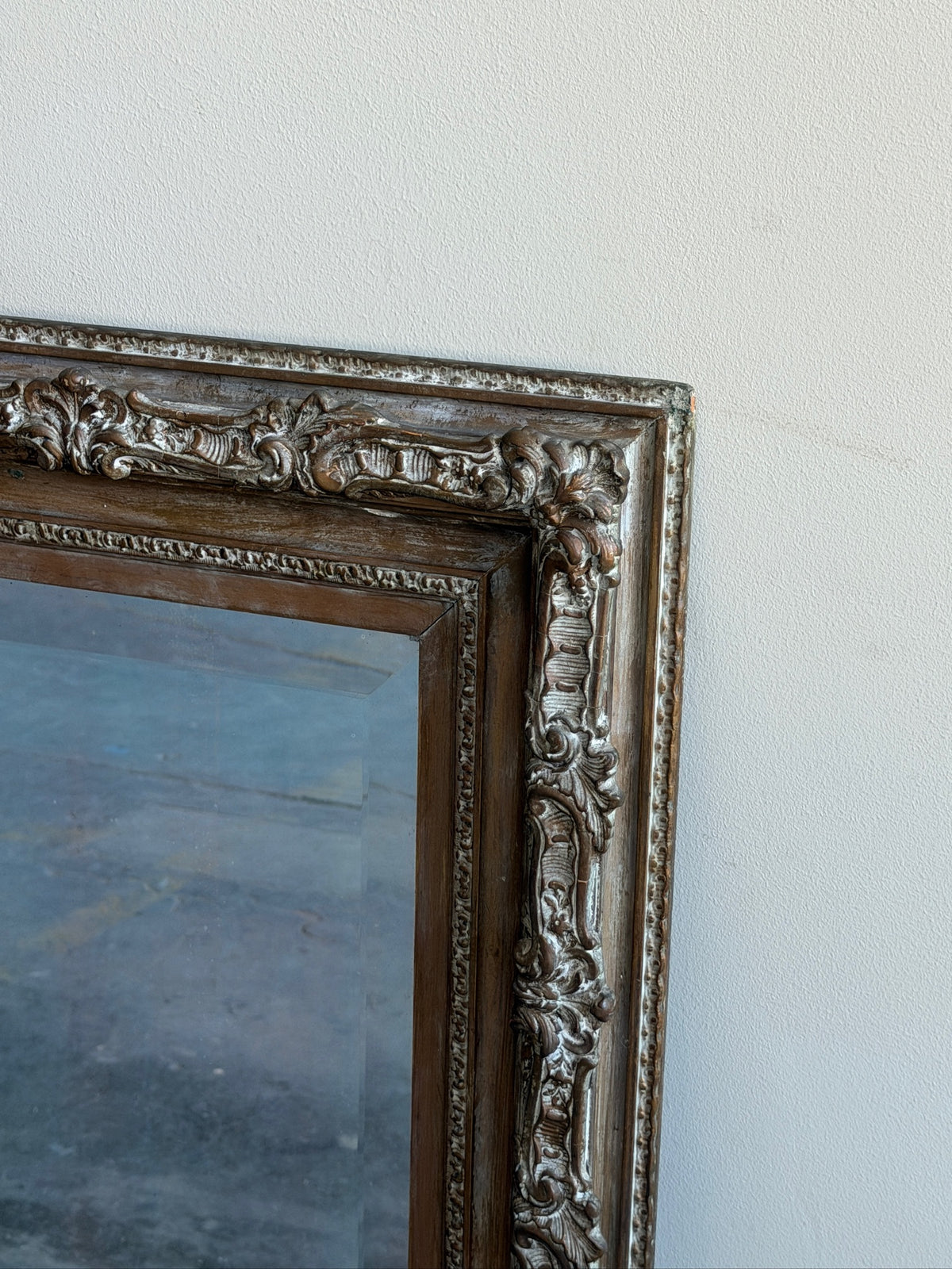 Large gilt mirror