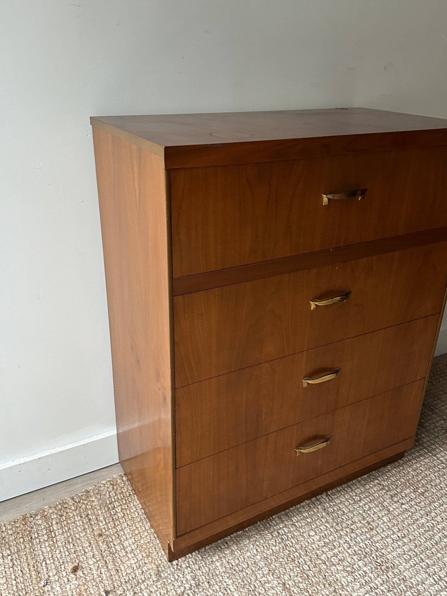 Walnut tallboy