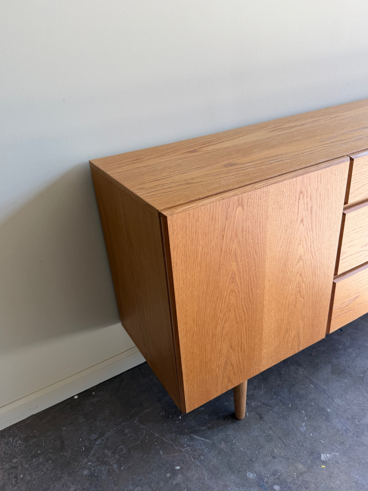 Oak credenza