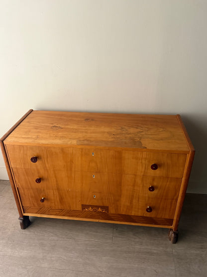 Mjolby Intarsia Swedish 3 drawer dresser