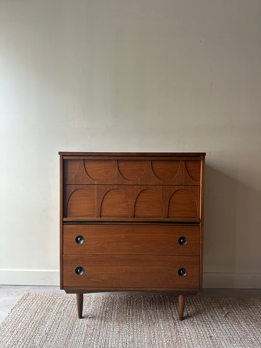 Walnut tallboy