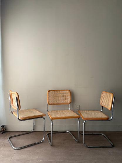 Cesca dining chairs. Sold individually.