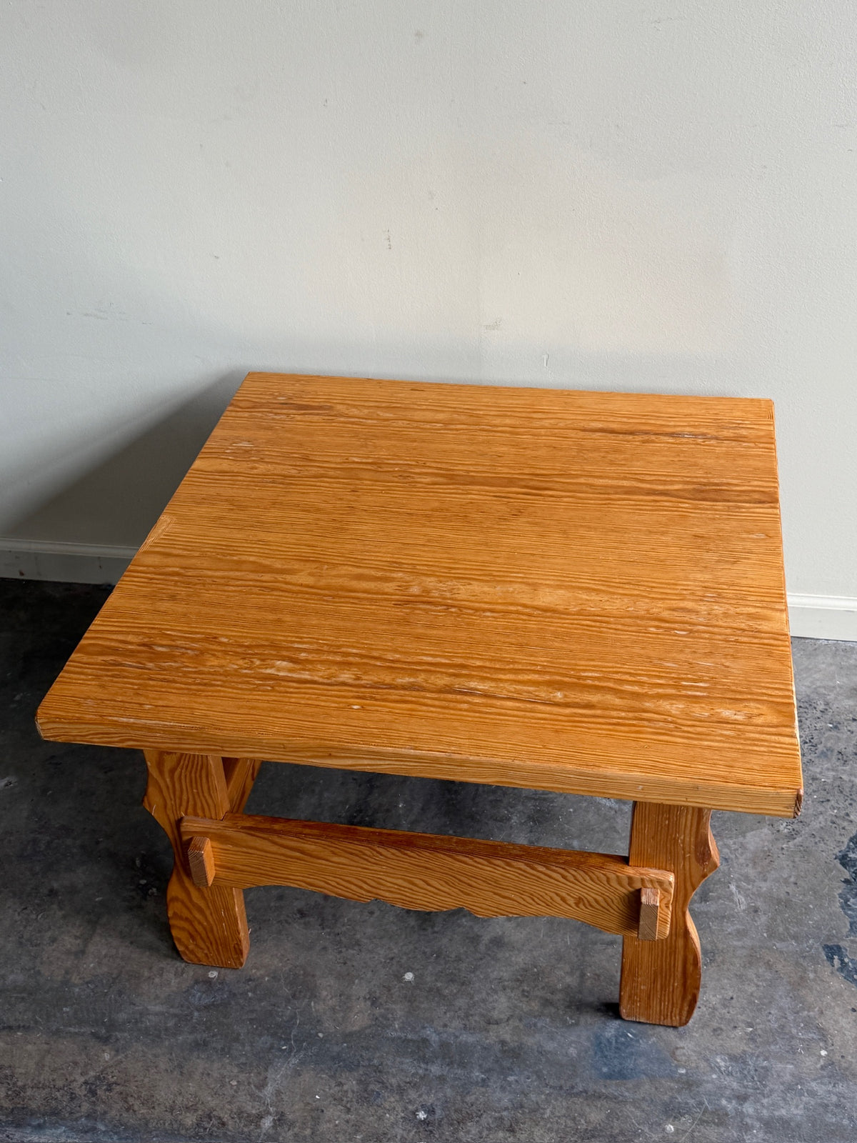 Scandinavian pine coffee table