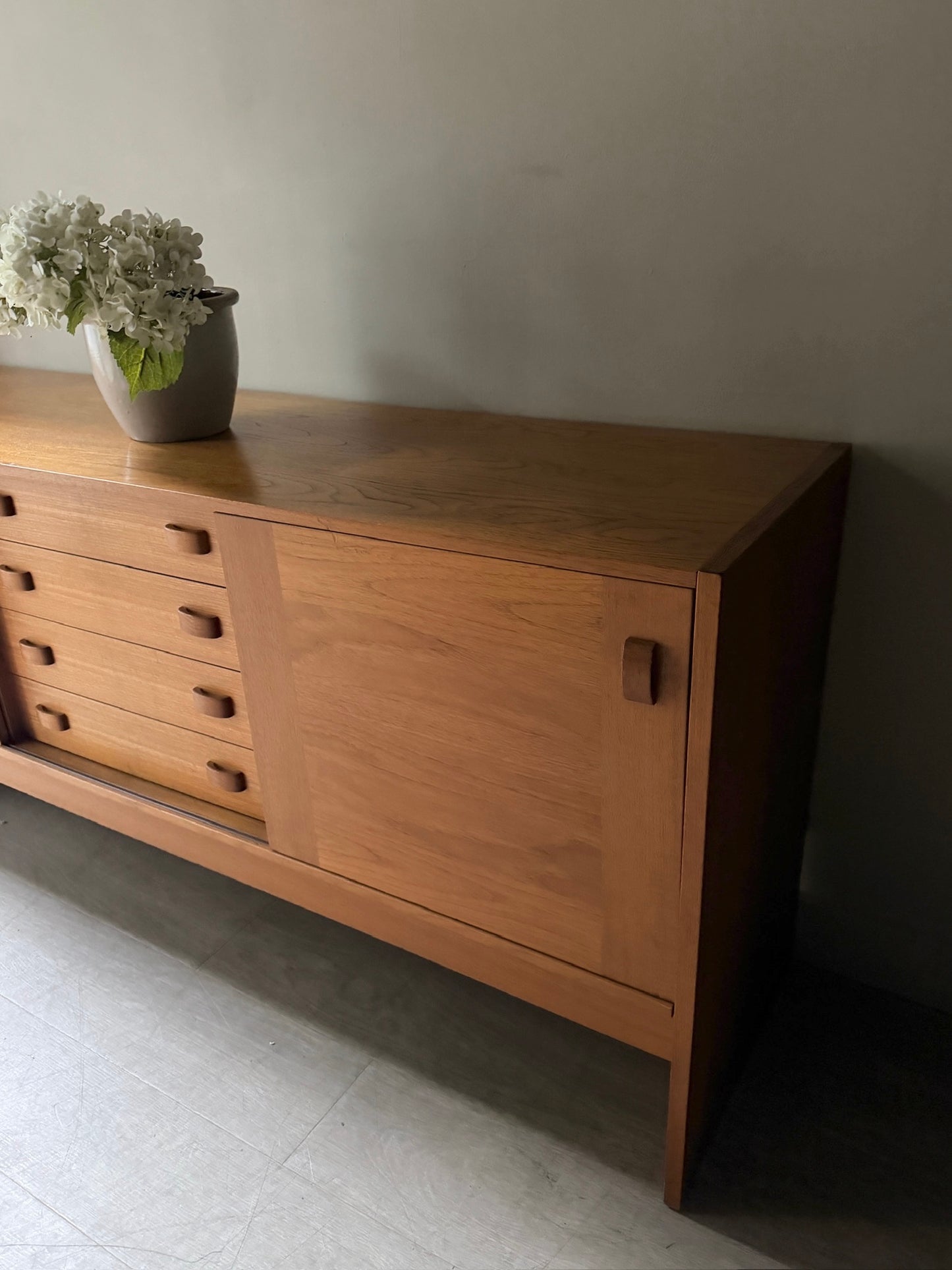 Scandinavian teak credenza