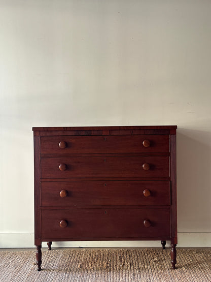 Mahogany Sheraton dresser