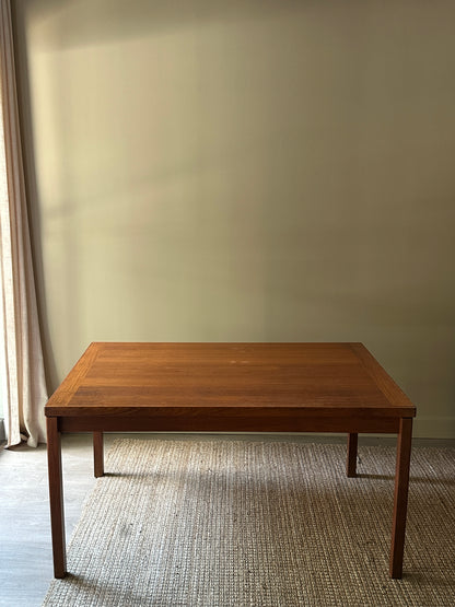 Teak extension dining table