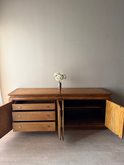 Raymond Sobota burl wood credenza