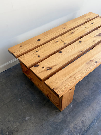 Pine coffee table