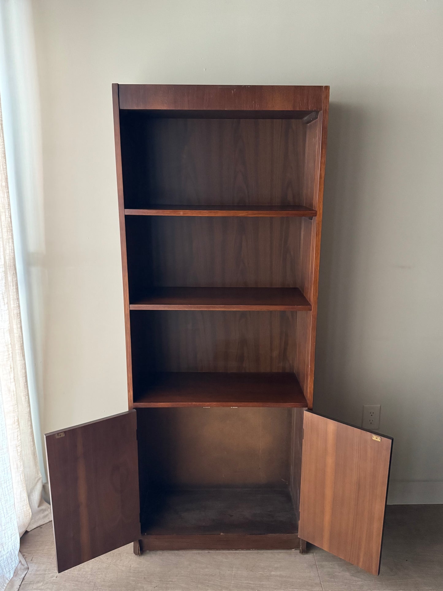 Walnut bookshelf