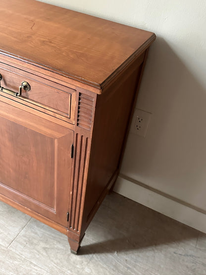 Kindel cherry directoire style cabinet