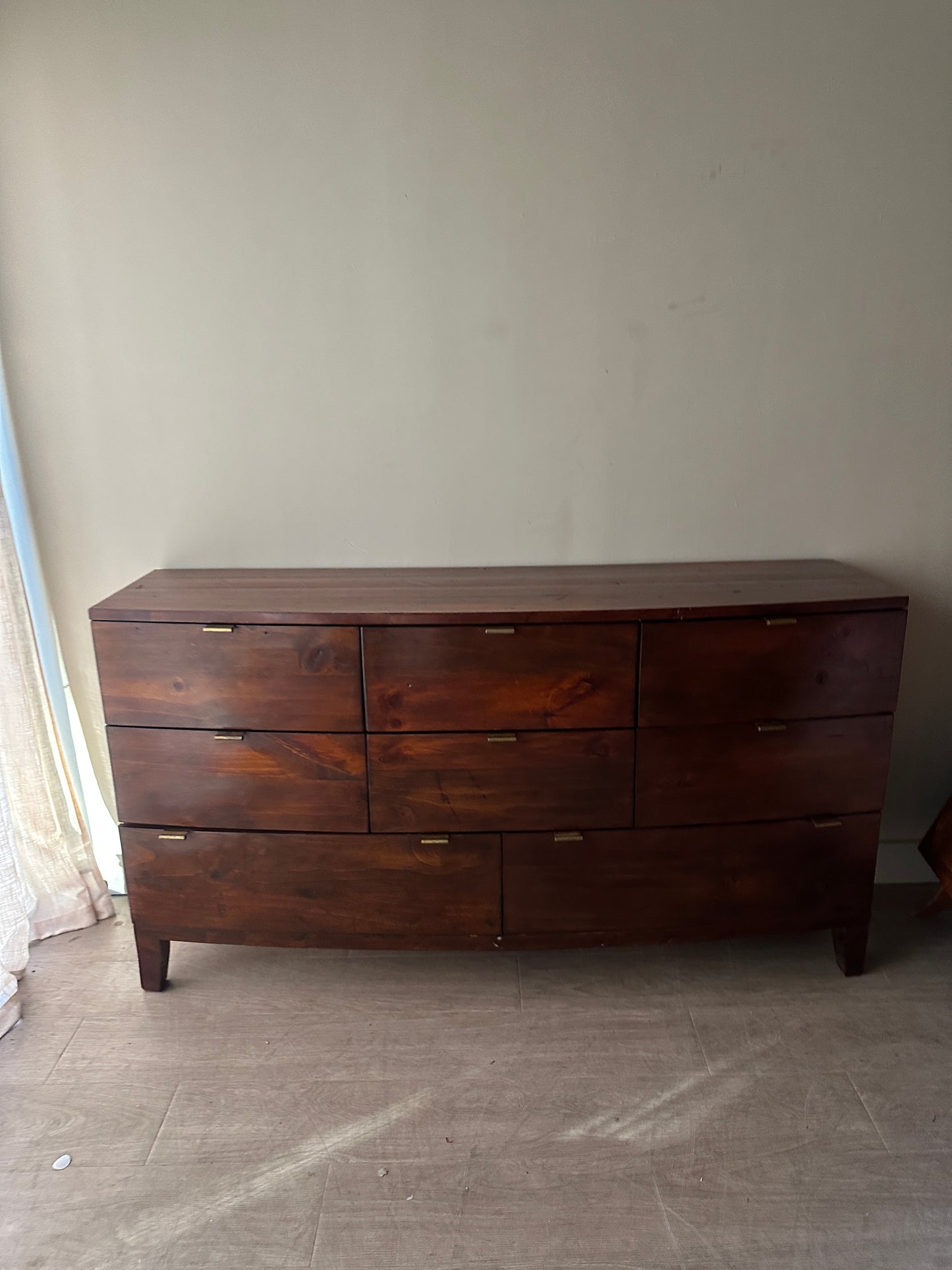 Dark pine dresser