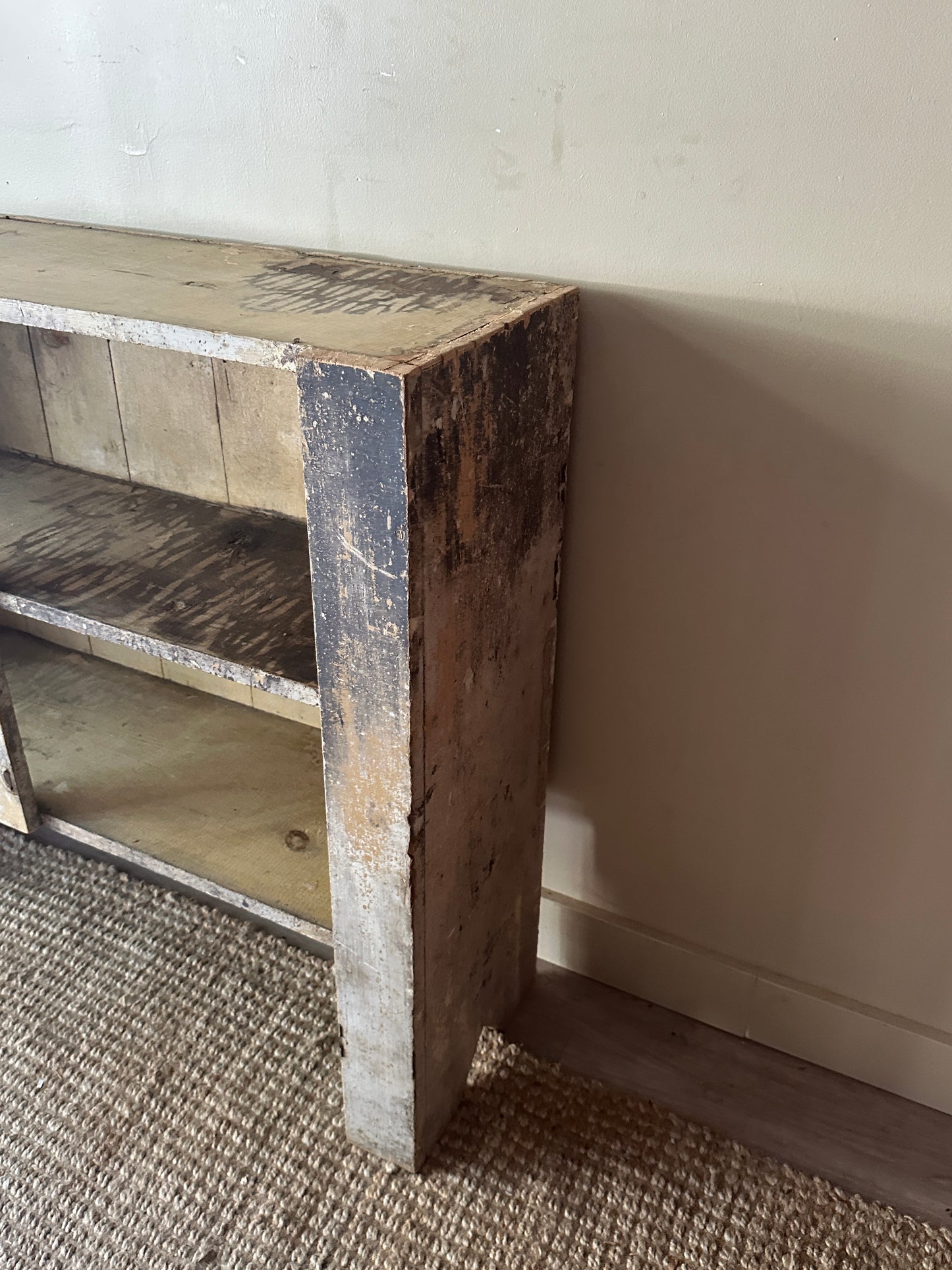 Rustic farmhouse shelves