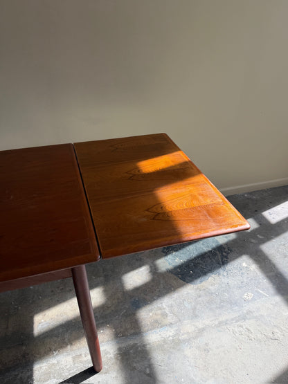 Danish teak extending dining table