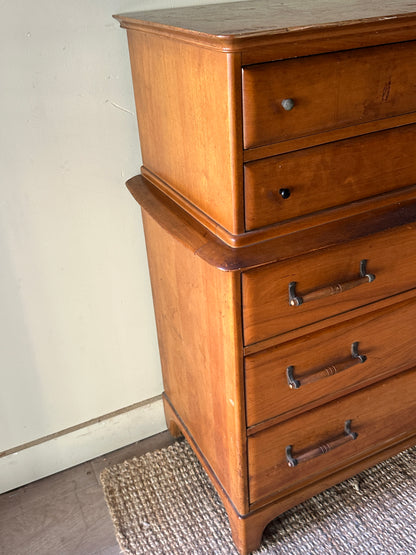 Walnut tallboy