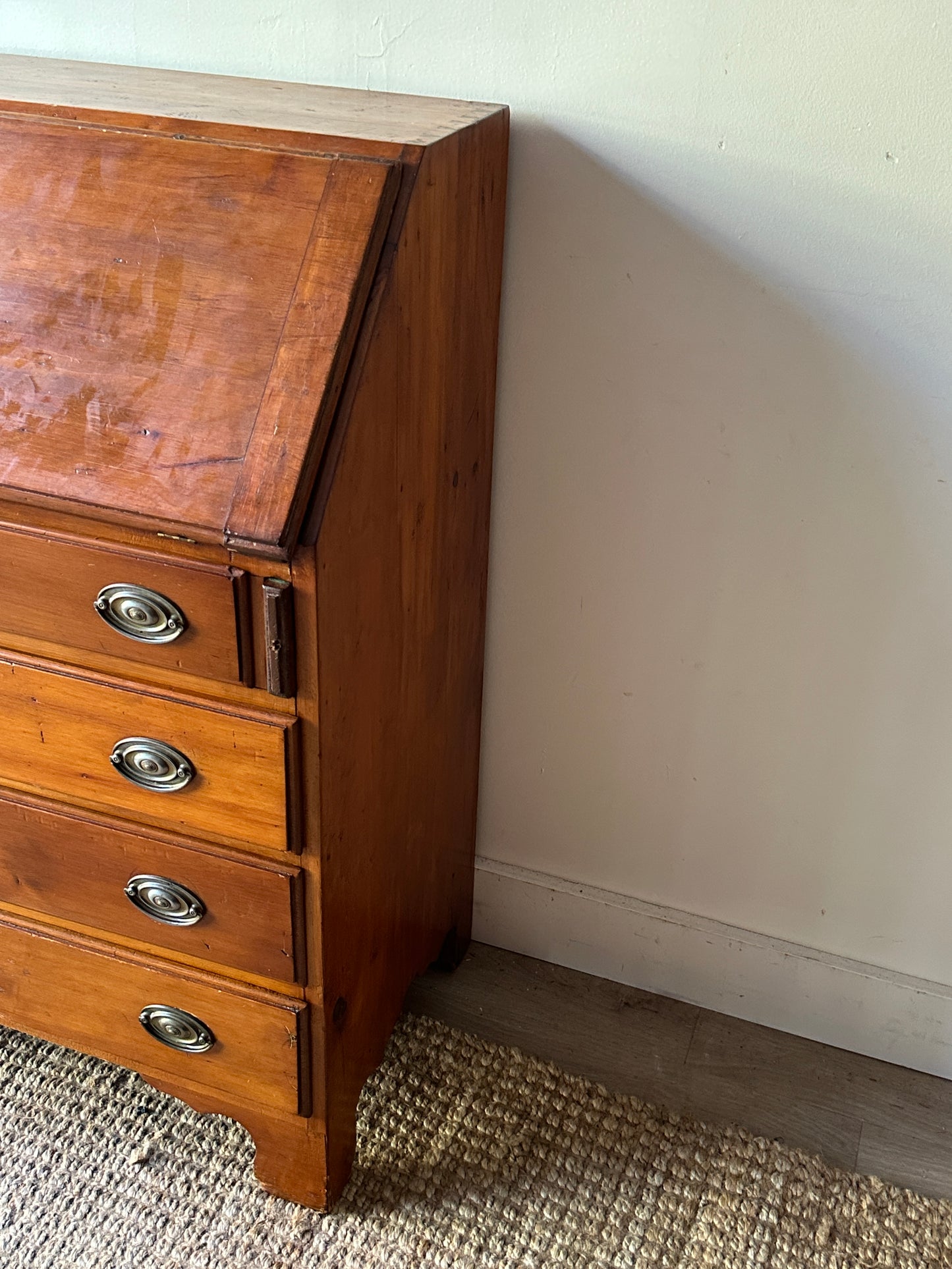 Pine secretary desk