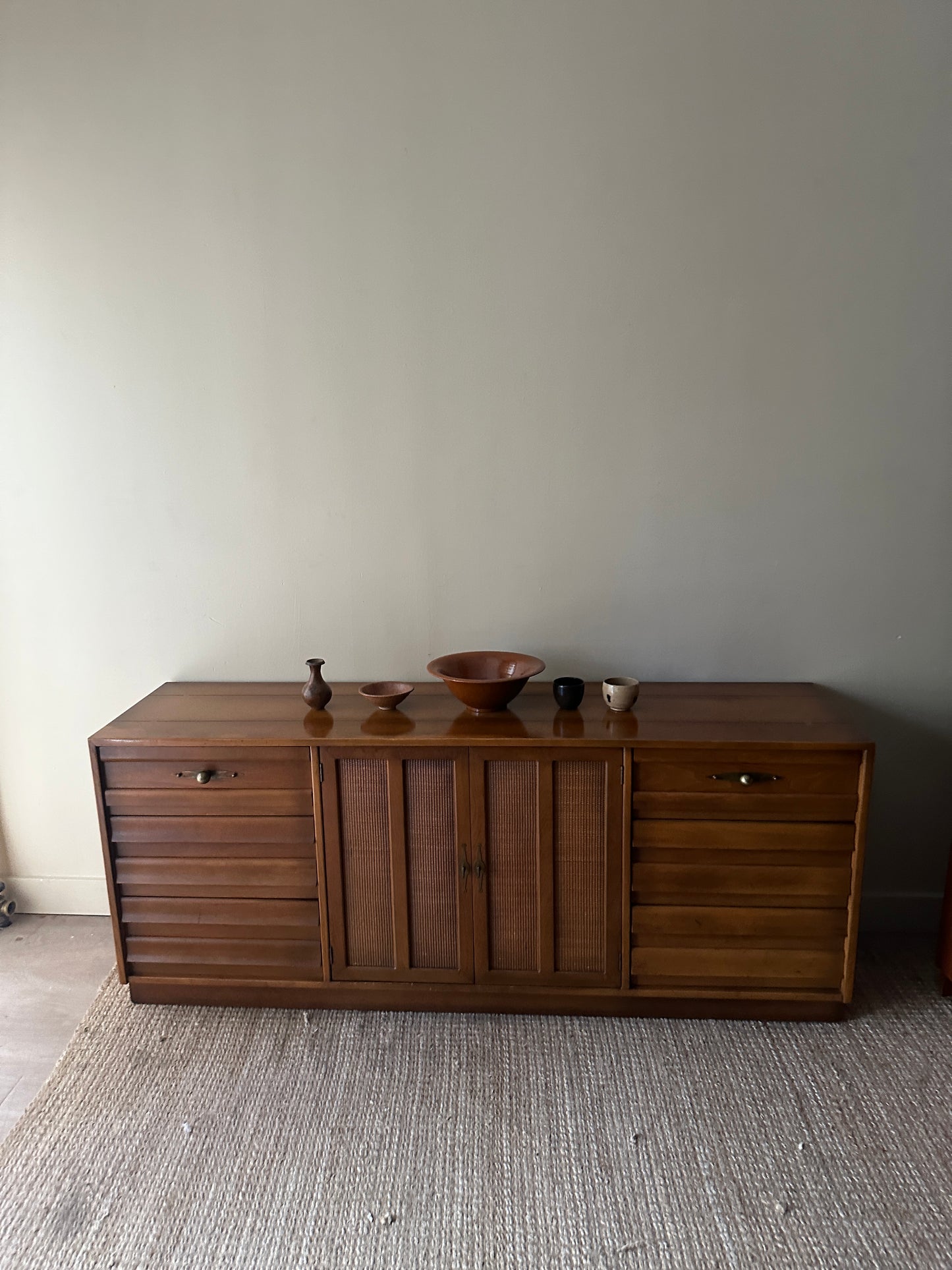 Walnut credenza