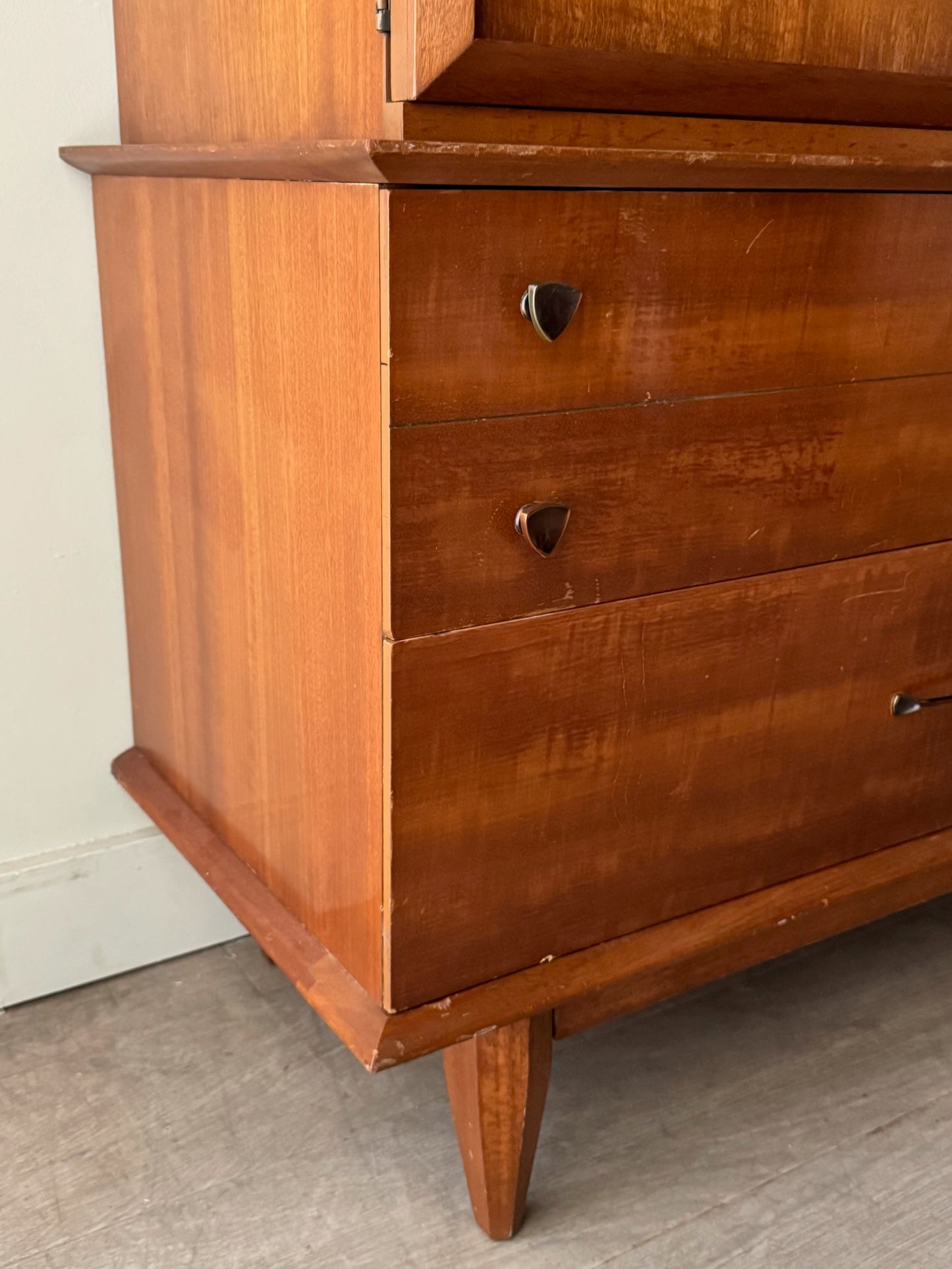 Walnut gentlemen’s dresser