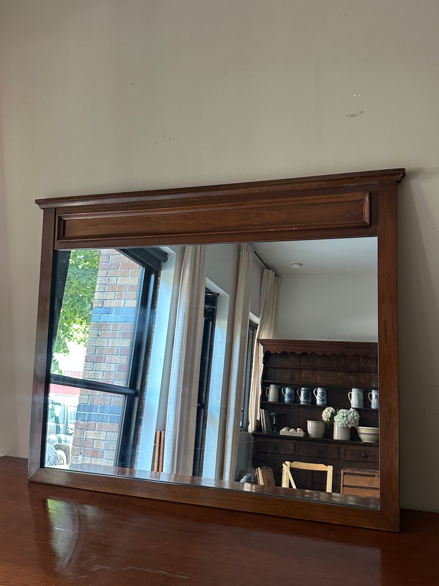 Walnut mirror